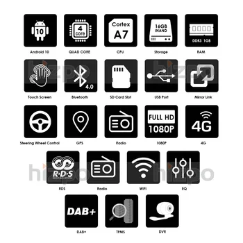 Android 10.0 4G 64G 1 DIN GPS atskaņotājs, DVD Navi, lai Sērijas BMW 5 E39 BMW X5 E53 M5 E38 atbalsta Bluetooth mūzikas radio wifi obd rds