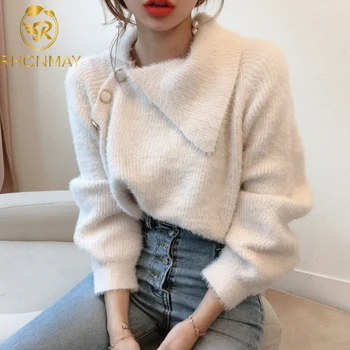 Rudens Ziemas Jauno Korejas Sieviešu Džemperis 