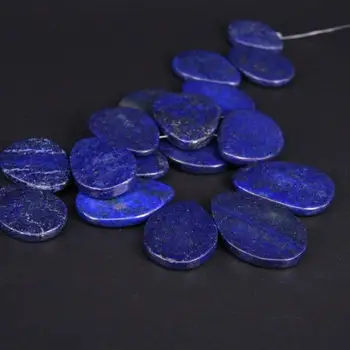 Approx19PCS/kokskaidu Top Dziļurbuma Dabas Lapis Lazuli Plātnes Šķēle Zaudēt Krelles,Raw Zils Dārgakmeņi Akmens Tīrradnis, Kuloni, Rotaslietu izgatavošana