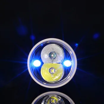NITECORE CU6 440Lumens CREE XP-G2(R5) Balts+3000mW Ultravioletās Gaismas ar LED RGB Krāsu Lukturīti Hameleons Sērija Bezmaksas piegāde