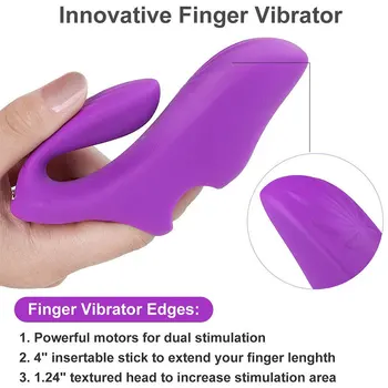 G Spot Pirkstu Vibrators Sievietēm Iesācējiem Klitora Stimulācija,Ūdensizturīgs Clit Vibe Seksa Rotaļlieta Pāriem, Bezvadu Tālvadības