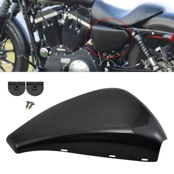 Melns Motocikla Kreisajā Pusē Akumulatora Vāciņu, Lai Harley Sportster XL883 XL1200-2018 17 16 15