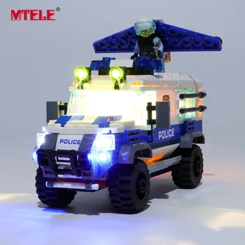 MTELE LED Light Komplekts 60209 Sky Policijas Dimanta Heist