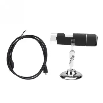 Rokas Digitālo Mikroskopu, WiFi 1000X 2MP HD USB Lupa Bezvadu Mikroskopu iPhone/Android ar USB Kabeli