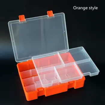 Sabiezējums dubultā aparatūras daļas lodziņā elektronisko komponentu kaste instrumentu kaste piederumi šķirošana Lego uzglabāšanas kaste