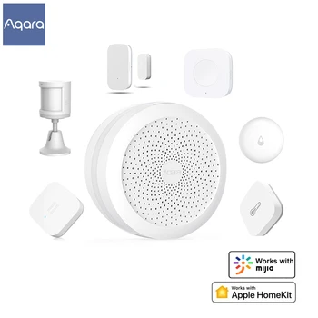 Sākotnējā Aqara gudrās Mājas Ierīces Hub ZigBee Bezvadu Slēdzis Durvju Logu Sensors Cilvēka Ķermeņa Ūdens Sensors Darbojas ar Apple HomeKit