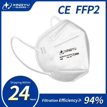Karstā Pārdošanas FFP2 Maska Xingyu CE Sertifikācijas 5 Slāņu Filtrēšanas Putekļi PM2.5 Sejas Maskas 94% Filtrs Aizsardzības Mutes Masku Atkārtoti