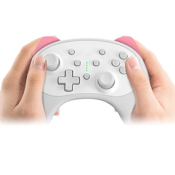 Wireless Gamepad Slēdzis Pro Kontrolieris Nintendo Slēdzis Slēdzis Lite Karikatūra Kaķēns Bezvadu Kontrolieris Gamepad Piederumu
