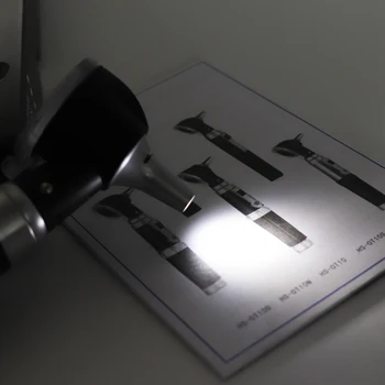 Medicīnas CE Profesionāla VALDĪBA Diagnostikas Komplektu, Pārnēsājamo Endoskopu Opthalmoscope LED Otoscopio Tieši Šķiedras Otoscope Ophthalmoscope