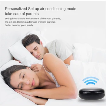 Tuya WiFi Mini Smart Home IS Tālvadības 360° 10m Kontrolieris ar Alexa Tuya APP, TV, Gaisa Kondicionēšanas Ierīces Balss Vadība