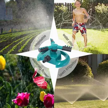 Zāliena Laistīšanas Automātiskā 360 Rotējoša Dārzā Ūdens Smidzinātājus Zālāja Apūdeņošanas Sprinkleru ABS Dārza Ūdens Izsmidzināšanas Ierīces Karstā Pārdošanas