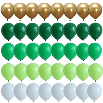 40pcs Green Blue Agate Marmora Balonus Uzstādīt Metāla Konfeti gaisa Balonu, Kāzas, Dzimšanas dienu, Bērnu Dušas Izlaidums Puse Dekori Balonu