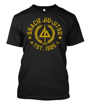 Zaudēt Melnā Vīriešiem Tshirts Homme Tees Gracie Brazillian Džiu Džitsu Cīņas MĀKSLAS Logo Leģenda - Pasūtījuma Vīriešu T-Krekls Tee T-Krekls Mens