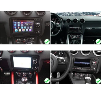 PX6 64GB DSP Carplay 2006 2007 2008 2009 2010 2011 2012 Audi TT Android 10.0 DVD Atskaņotājs, GPS Auto Audio Stereo Radio Diktofons