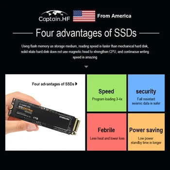 ASV Kapteinis 970 EVO Plus SSD disks 500GB - M. 2 NVMe Interfeiss Iekšējo Cieto Disku ar V-NAND Tehnoloģijas (MZ-V7S500BW)