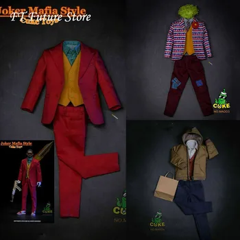 Noliktavā CUKE ROTAĻLIETAS MA-002/MA-003/MA-004 1/6 Mēroga Klauns Joker Uzvalks Apģērbu, Tērpu, Ikdienas Apģērbs Modelis 12