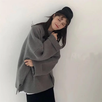 2019 Korejas Spraugas Vienkārši Zaudēt Sieviešu Džemperis Slinks Stilu Viegli, Lai Atbilstu Slim Sieviešu Džemperi