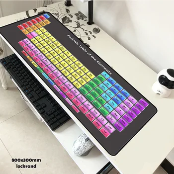 Tabulas elementu pad peli Dāvanu spēlētājs datoru peles paliktņa 800x300x2mm padmouse liels ergonomisks peles paliktnis sīkrīku biroja galda paklājiņš