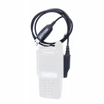 Jaunas Oriģinālas Baofeng Ūdensizturīgs USB Programmēšanas Datu Kabelis+CD Programmatūru Baofeng UV-5S UV-9R GT-3WP A-58 BF-9700 Walkie Talkie