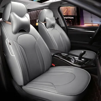 Pasūtījuma/ Ādas automašīnu sēdekļu pārvalki Toyota RAV4 PRADO Highlander COROLLA Camry Prius Reiz VAINAGU yaris piederumi stils