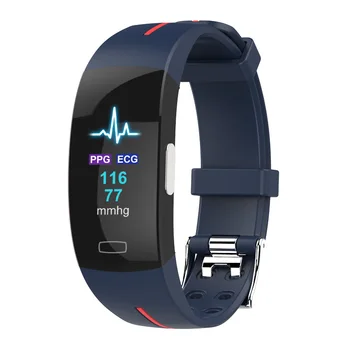 P3Plus Smart aproce PPG EKG fitnesa veselības smart Joslā elektronisko asins spiediena mērīšana Sirds ritma monitors smart Aproce