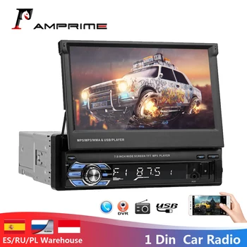 AMPrime 2 din Auto Radio 2din Audio Multivides Atskaņotājs BT FM USB AUX Autoradio 12V HD Car Stereo Oto Teypleri Bagāžnieka Audio