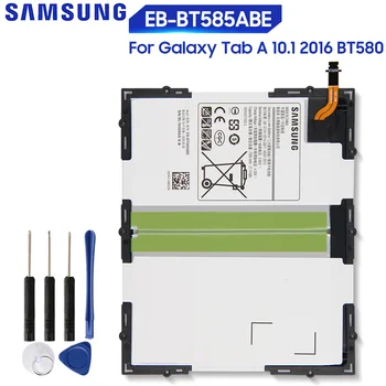 Oriģinālā Rezerves Samsung Akumulatoru Galaxy Tab 10.1 2016 T585C BT580 SM-T585 EB-BT585ABE EB-BT585ABA 7300mAh