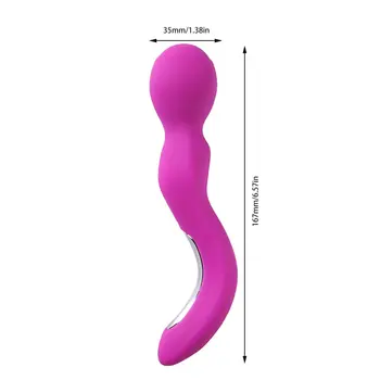 Spēcīgs Burvju Nūjiņu AV Vibrators Seksa Rotaļlietas Sievietei Klitora Stimulators Seksa Veikals rotaļlietas pieaugušajiem G Spot vibrējošo Dildo sievieti