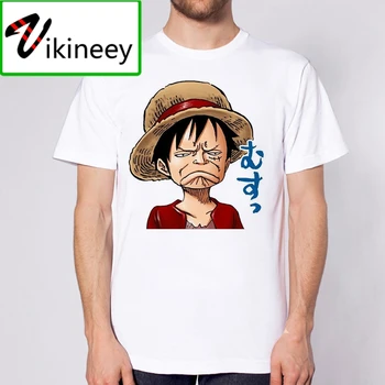 Lus Los Viens Gabals T Krekls Japāņu Anime Krekls Vīriešu T-krekls Luffy T Krekli, Apģērbu karikatūra Izdrukāt T Īsām Piedurknēm Top Tee