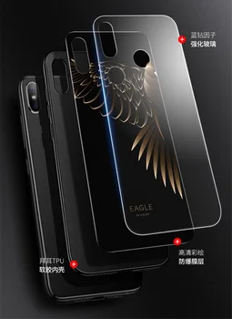 Rūdīta Stikla Phone Gadījumā Xiaomi Redmi 7. Piezīme Pro Xiaomi Mi 8 Mi8 Lite Sajauc 2 2s Sajauc 3 Lietā Luksusa Aixuan Vāciņu
