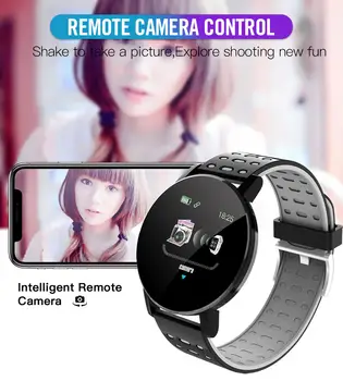 Jaunas Plus Zīmolu Smart Skatīties Asins Spiediens Kārtu Bluetooth sirdsdarbība Ūdensizturīgs Sports Tracker Ar Modinātāju Android, IOS