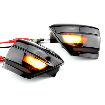 2X LED Dinamiskais Pagrieziena Signāla Gaismu Sānu Spoguļi Sērijveida Blinker Indikators Ford-S-Max 07-14 Kugas C394 08-12 C-Max 11-19