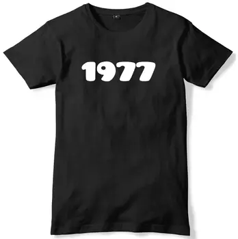 1977 Gadu Dzimšanas Dienas Jubileja Mens Smieklīgi Saukli Unisex T Krekls