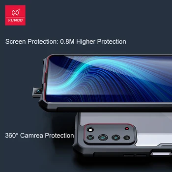 Tālrunis Gadījumā, Huawei Honor X10 5G Xundd Pārskatāmu Vāku, Soft Atpakaļ Aprīkots Aizsardzības Apvalks drošības Spilvens Par Godu X10 Max 5G Gadījumā