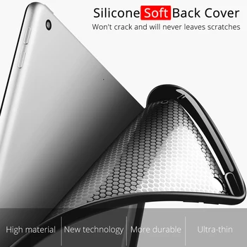 Lietā par iPad Mini 1 2 3 7.9 Mīksta Silikona Smart Cover for iPad Mini 2 Magnētisko Flip Stends PU Ādas Būtiska, lai iPad Mini 3 Lietas