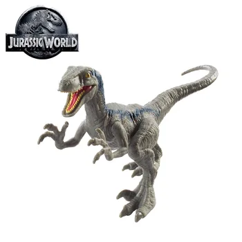 12-17cm Jurassic Pasaules Rotaļlietas Uzbrukums Pack Velociraptor Zilā Attēls Dimorphodon Gallimimus Pūķis PVC Rīcības Attēls Modelis Lelles Rotaļlietas