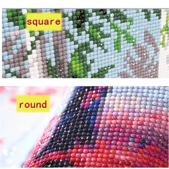 Cross Stitch Komplekts DIY Dimanta Ziedu Izšuvumi un ķirši Pilnu Kvadrātveida/apaļā Dimanta Krāsošana Mozaīkas Mājas Dekoru