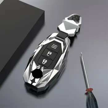 Cinka Sakausējums Silikona Smart Auto Atslēgu Fob uz Lietu Infiniti FX35 QX50 Par Nissan Qashqai J11 Pulsar Juke Tiida, Ņemiet vērā, keychain