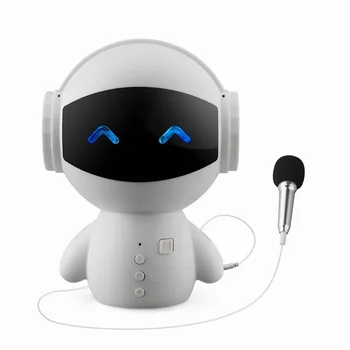 Astronauts stila Bluetooth skaļruņi ar MIC atbalsta TF karti HD stereo surround skaņas mobilo jaudas, telefona angļu balss uzvednes