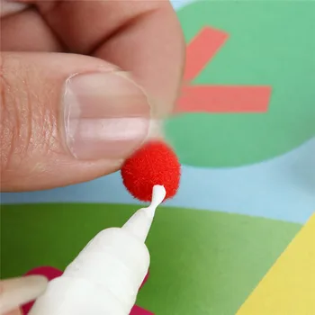 Actionbabei Jaunu matu bumbu krāsošanas Rokasgrāmata Stereo Uzlīme Veikt diy materiāla iepakojumi bērnu Aktivitātes izglītības rotaļlietas