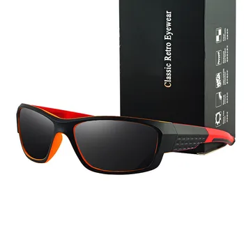 Brand Classic Polarizētās Saulesbrilles, Vīriešu un Sieviešu Braukšanas Vīriešu Kvadrātveida Rāmis, Saules Brilles Vīriešu Ieplests UV400 Gafas