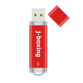 JAUNU 64GB, 128GB USB 2.0 Flash Drive Vieglāks Modelis Atmiņas Pen Mini Stick Metāla Uzglabāšanas U Diska uz DATORU Macbook Planšetdators 32GB 16GB Sarkans