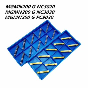 Griezēja asmens MGMN200G NC3020 NC3030 PC9030 augstas kvalitātes metāla virpas instrumentu CNC darbgaldu griešanas instrumenti karbīda slots asmens