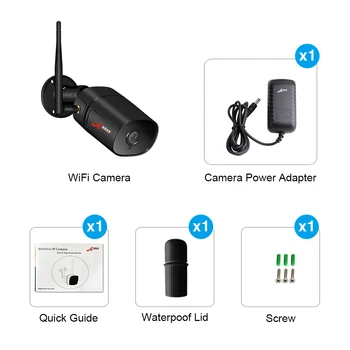 ANRAN 2.0 MP IP Kameru Wi-fi Āra Ūdensizturīgs HD Video Novērošanas Drošības Kamera Iebūvēts SD Kartes Slots, Wifi, Kamera, 1080P