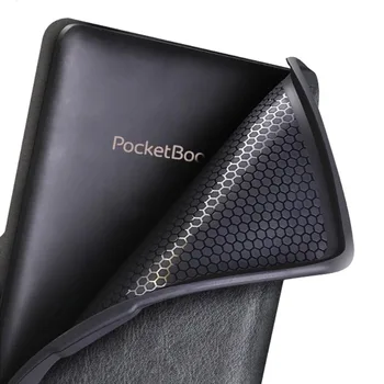 Ultra slim grāmatu, Lietu Vāku, Lai PocketBook Touch Lux 4 (Modelis: PB 627) eReader Mīksto Tpu Gadījumā flip labs fit PB 627