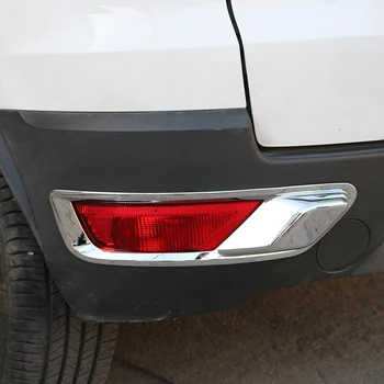 Xburstcar Ford Ecosport 2013 - 2017 ABS Chrome Auto Aizmugures Atpakaļ Luktura Vāku Astes Gaismas Segtu Molding Miglas Luktura Rāmis Apdare