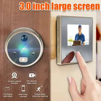3 Collu Sy-1 TFT LCD HD Digitālās Kameras Durvis Acu Durvju Elektriskā Durvju Acu Pārvietot Atklāšanas 120 grādu Peephole Skatītāju Video