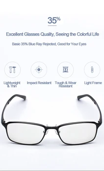Karstā Xiaomi Mijia TS Anti-Zila Stikla, Aizsargbrilles, Stikla Anti Blue Ray UV Nogurums Pierādījumu Acu Aizsargs Mi Mājās TS Stikls