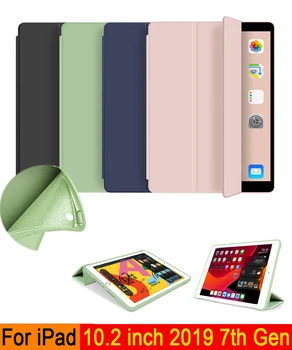 Trifold Smart Case for iPad 10.2 collu 2019 7th Gen , Auto Sleep/Wake Viegls Stand Case for iPad 10.2 collu