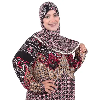 Musulmaņu Lūgšanu Apģērba Kleita Sievietēm Islāma Apģērba Ziedu Thobe Jilbab Burka Dubaija Turcija Jurken Abaya Kapuci Khimar Hijab Drēbes